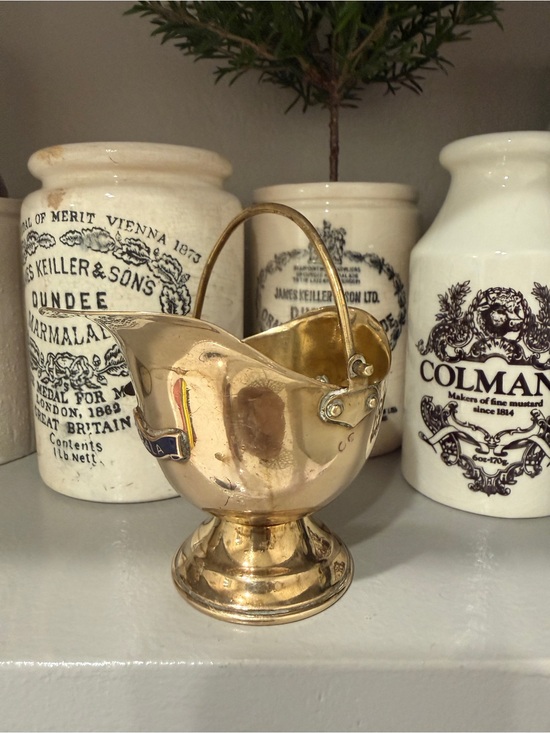 Vintage Other - Vintage Brass Sugar Scuttle from England